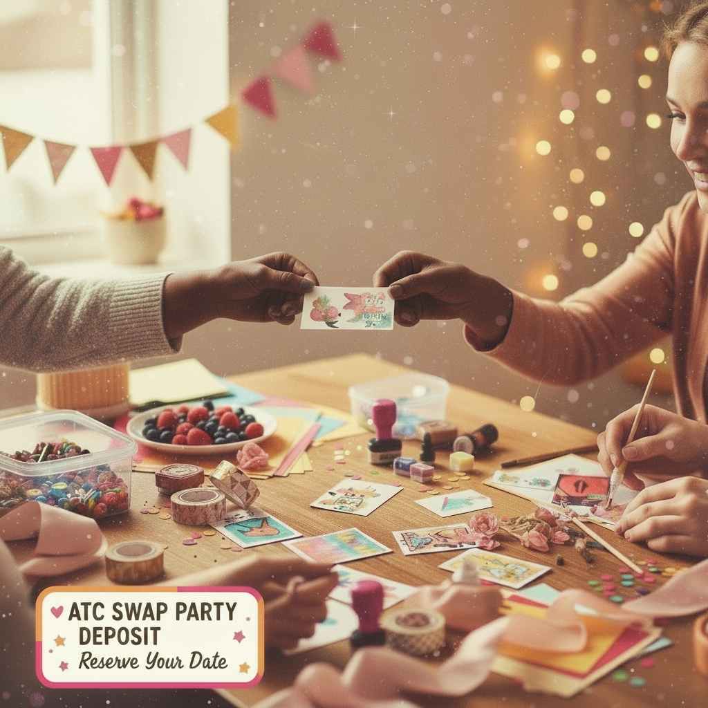 ATC Swap Party Deposit thumbnail - festive crafting experience